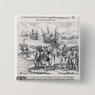 Columbus i vad kallades först Indien Knapp
