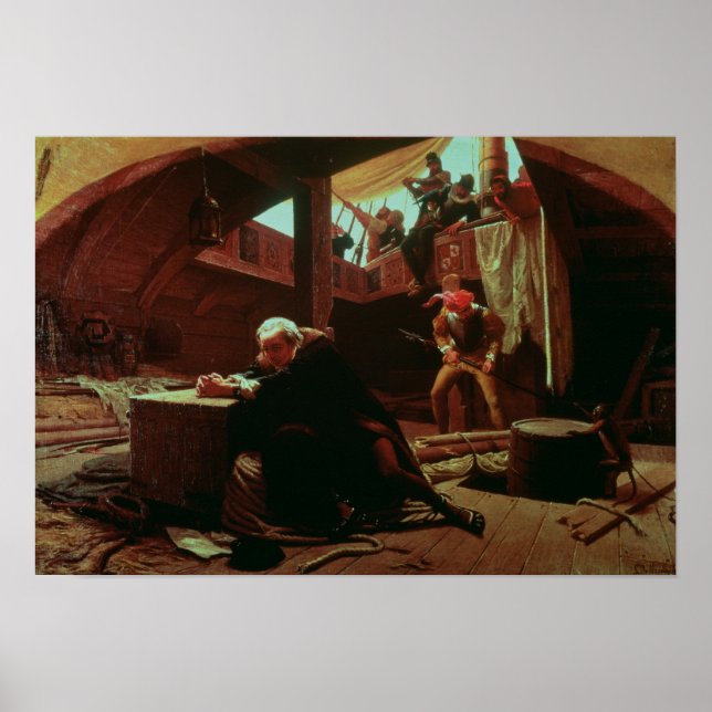 Columbus in Chains, 1863 Poster (Framsidan)
