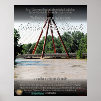 Columbus Indiana Flood 2008 Poster