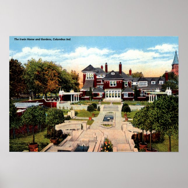 Columbus Indiana, Irwin Family Home Poster (Framsidan)