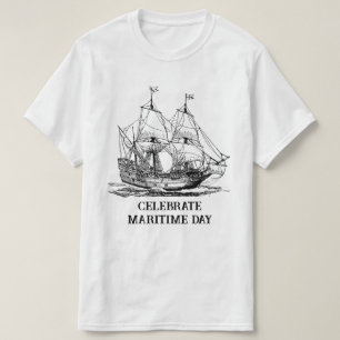 Columbus Karavellfartyg T Shirt