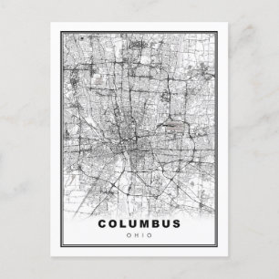 Columbus Karta Helg Vykort