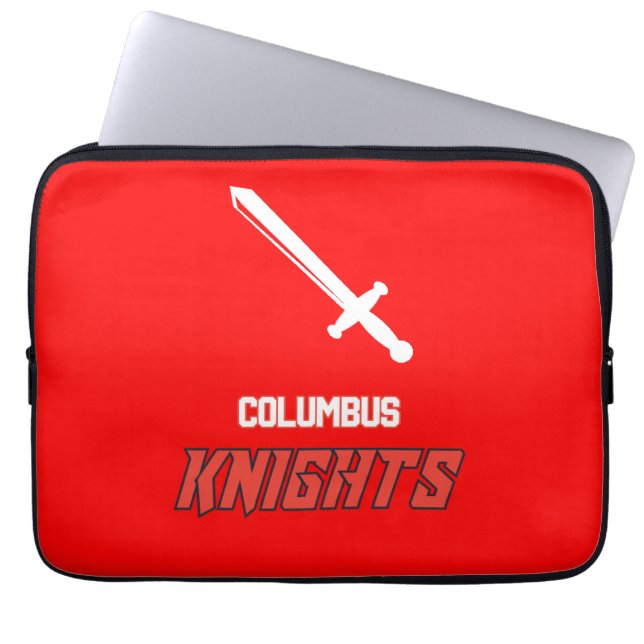 Columbus Knights Laptop Fodral (Framsidan)