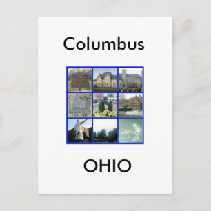 Columbus Landmark, Ohio Vykort