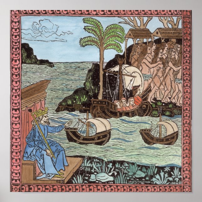 Columbus landning poster (Framsidan)