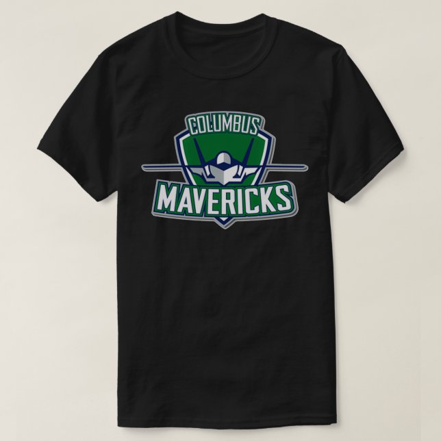 Columbus Mavericks Junior Hockey T Shirt (Design framsida)