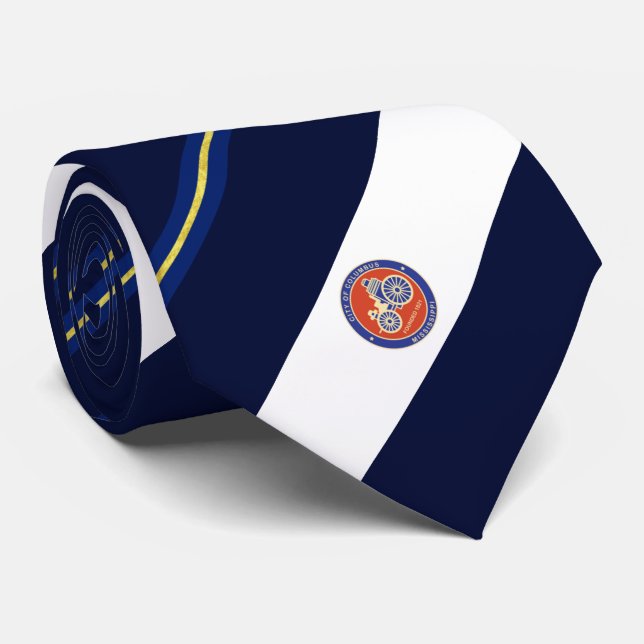 Columbus (Mississippi) flagga Neck Tie Slips (Rullad)