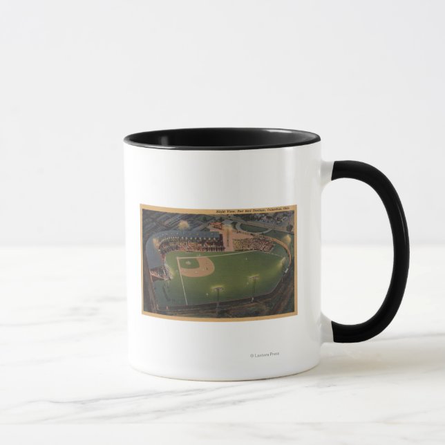 Columbus, OH - Aerial of Red Bird Baseball Mugg (Höger)