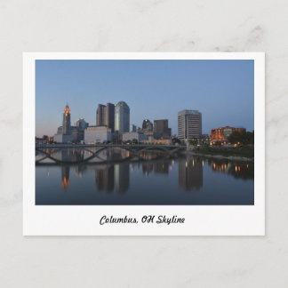 Columbus, Oh Skyline Vykort