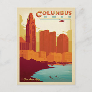 Columbus, OH Vykort