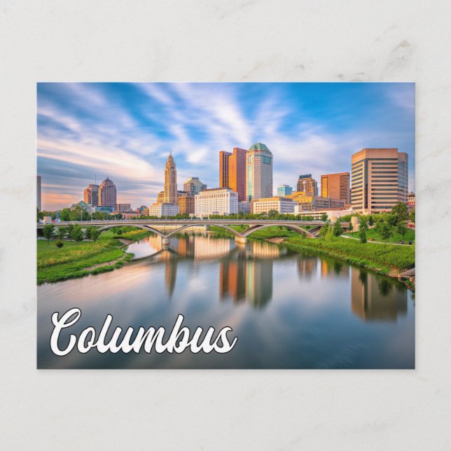 Columbus, Ohio, Förenade Stater Vykort (Framsida)