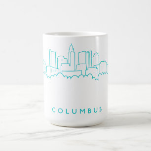 Columbus Ohio horisont Kaffemugg