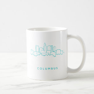 Columbus Ohio horisont Kaffemugg