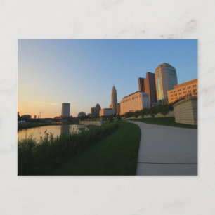 Columbus, Ohio i Sunset Vykort