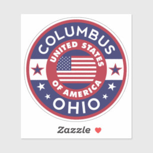 COLUMBUS Ohio Klistermärken