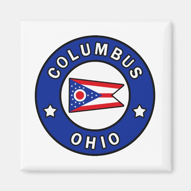 Columbus Ohio Magnet (Framsidan)