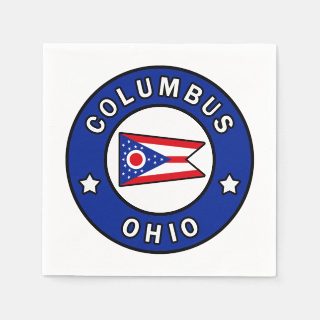 Columbus Ohio Pappersservett (Framsidan)