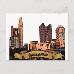 Columbus Ohio Skyline Vykort