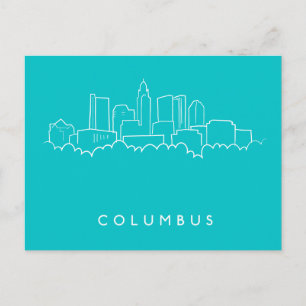 Columbus, Ohio Skyline Vykort