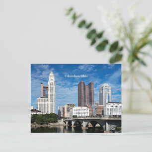 Columbus, Ohio-skyline Vykort