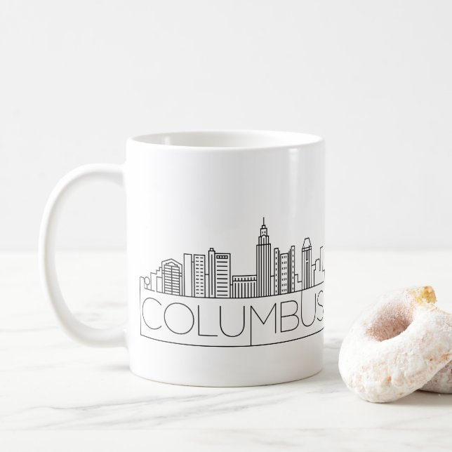 Columbus, Ohio| Statistik Styliche Kaffemugg (Med munk)