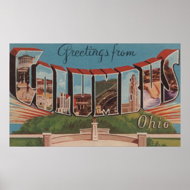 Columbus, Ohio - Stora Brev Scenes 2 Poster (Framsidan)
