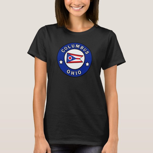 Columbus Ohio T Shirt (Framsida)