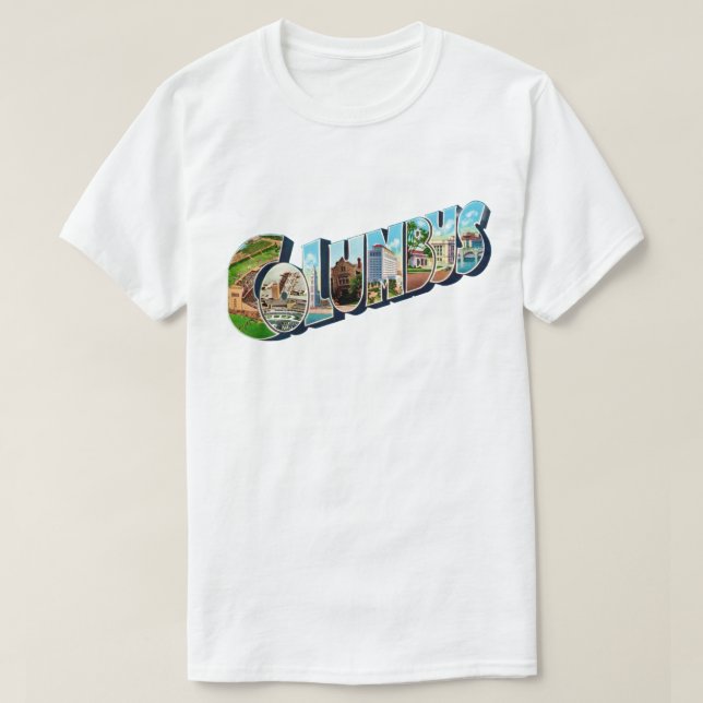 Columbus Ohio  T Shirt (Design framsida)