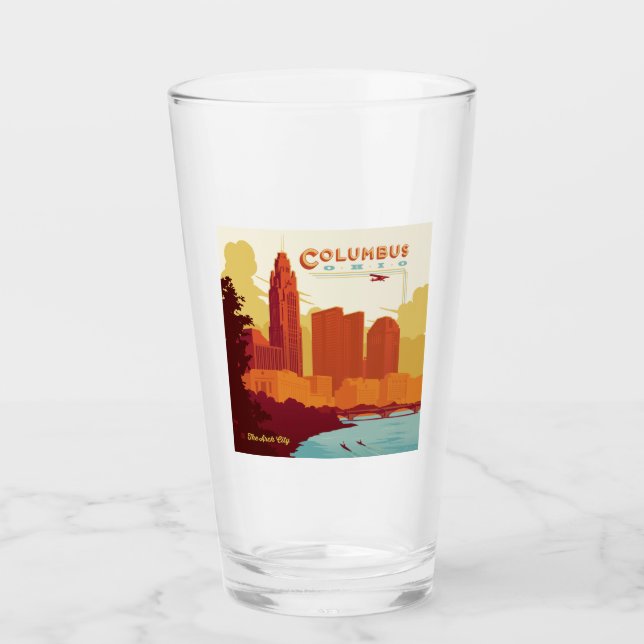 Columbus Ohio | The Arch City Glaskopp (Framsida)