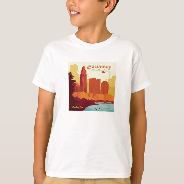 Columbus Ohio | The Arch City T Shirt (Framsida)