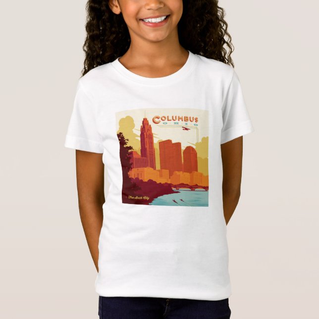 Columbus Ohio | The Arch City T Shirt (Framsida)