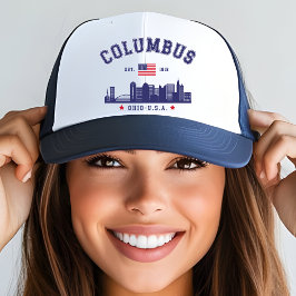 Columbus Ohio Urban Skyline Art Keps