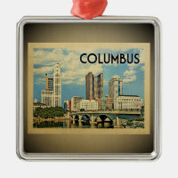 Columbus Ohio vintage resorprydnad