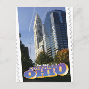 Columbus, Ohio-vykort Vykort