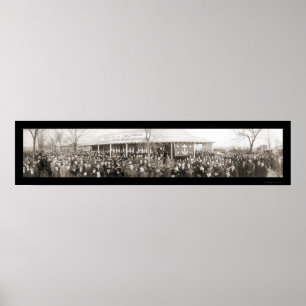 Columbus Photo 1919 Poster