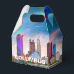 Columbus Skyline Abstrakt Art Presentaskar<br><div class="desc">Lägg till en modern pekpenna till evenemanget med den här förmånslådan som innehåller abstrakt Columbus skyline art. Perfekt för bröllop,  party eller företagsgåvor.</div>