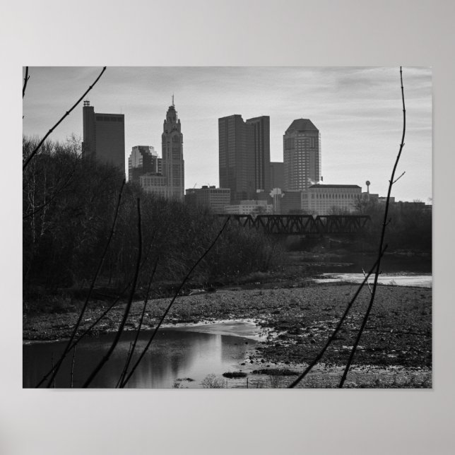 Columbus Skyline Poster (Framsidan)
