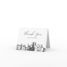 Columbus Skyline Sketch Tom Kort Tackkort