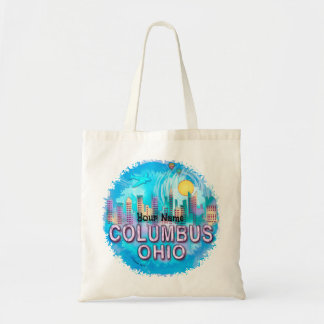 Columbus Skyline till väskan Tygkasse