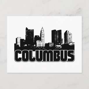 Columbus Skyline Vykort