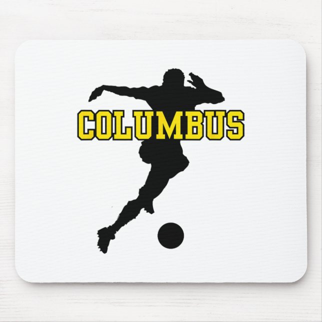Columbus Soccer Fan Support Stadium Visa Din Stolt Musmatta (Framsidan)