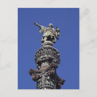 Columbus-staty, Barcelona Vykort