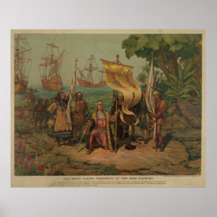 Columbus tillträde [1893] poster