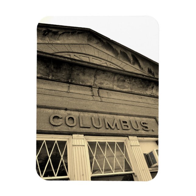 Columbus Wisconsin Magnet (Vertikal)