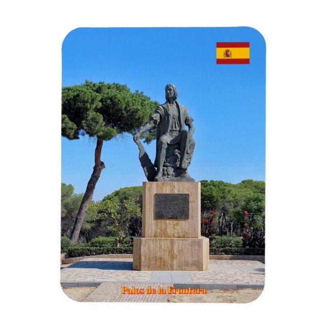 Columbusmonument, Palos de la Frontera Magnet (Vertikal)