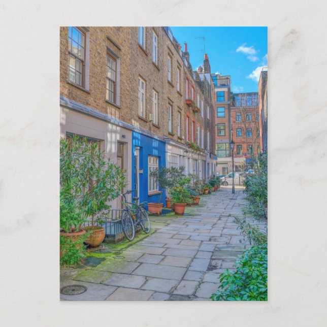 Colville Ställe, Fitzrovia London UK Vykort (Framsida)