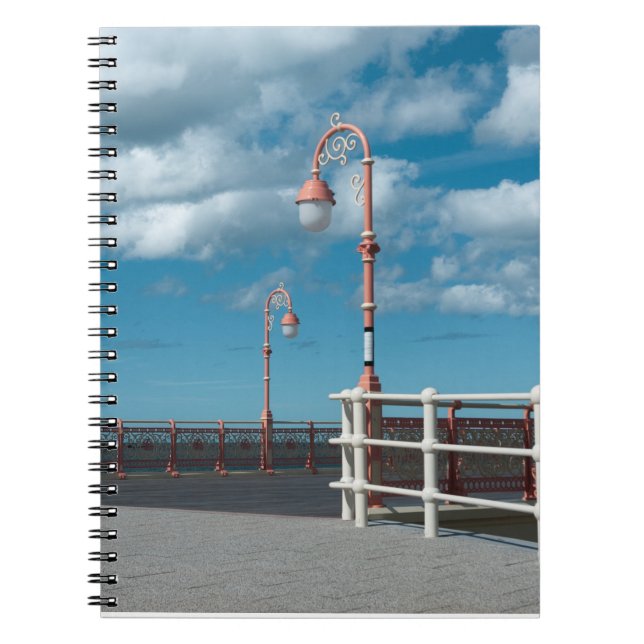 Colwyn Bay Pier Lamps Anteckningsbok (Framsidan)