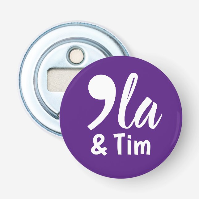 Coma Kamala och Tim 2024 Flasköppnare (Framsidan)