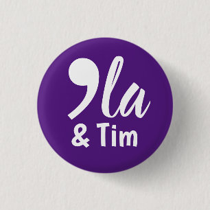 Coma Kamala och Tim 2024 Knapp