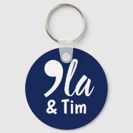 Coma Kamala och Tim 2024 Nyckelring